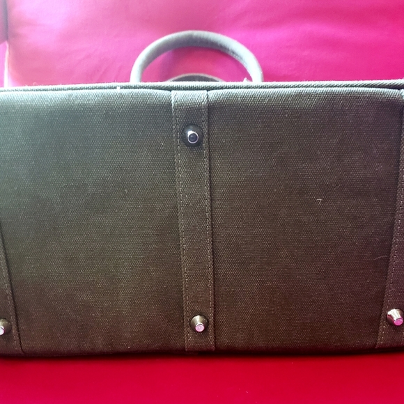 Army green, skull satchel, made in France - Picture 6 of 6